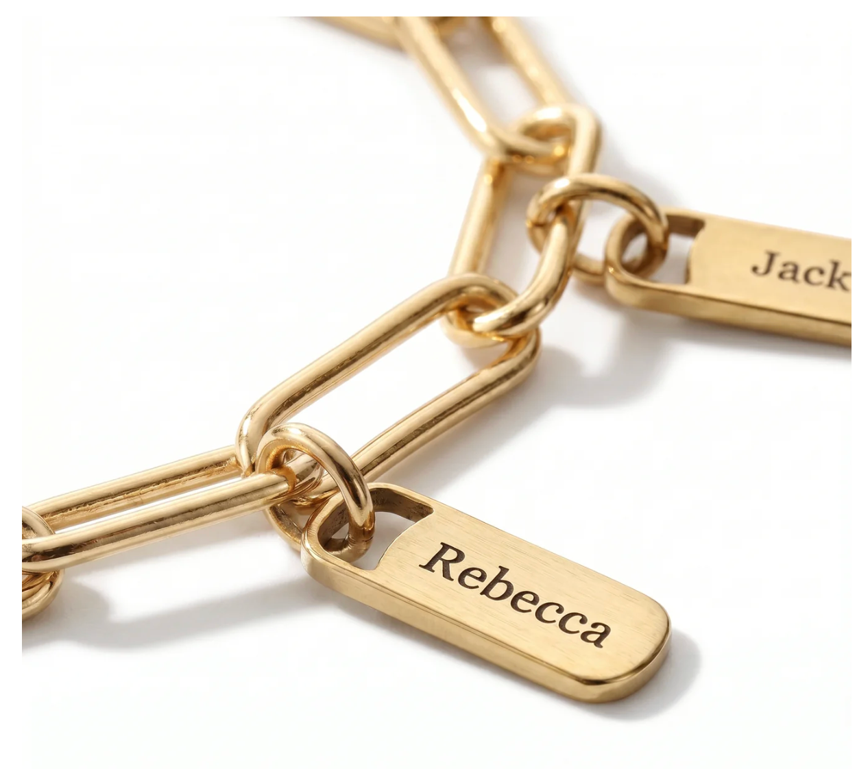 Personalized Charm Bracelet with Names